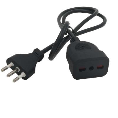 China Home Appliance VDE Italy Standard Male To Female Extension Cord for sale