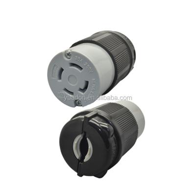 China American Approved Twist Lock Connector 250V 30A 3 Phase NEMA L15-30R Female Receptacle Twist Lock Socket Connector for sale