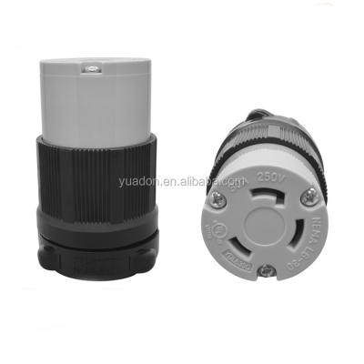 China high quality 3pin twist lock socket outlet 250V 30A E350410/E350413 locking listing certification for sale