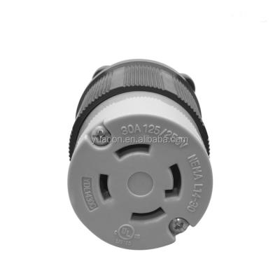 China Twist-locking NEMA L14-30R Receptacle L14-30C Receptacle Type Connector 30A 125/250V Twistlock Plug And Socket From Yuadon for sale