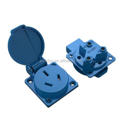 China Newest Australia Industrial Waterproof IP44 Plug Waterproof Australian Outlet 16A 250V YD-62 for sale