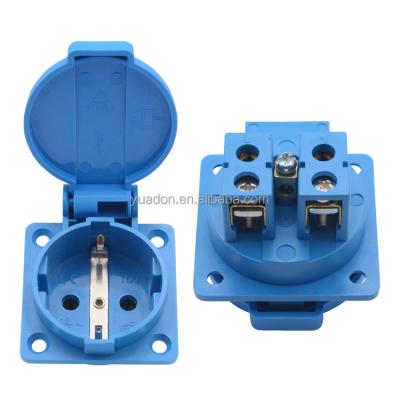 China Commercial waterproof schuko ip54 socket with TUV certificate for sale