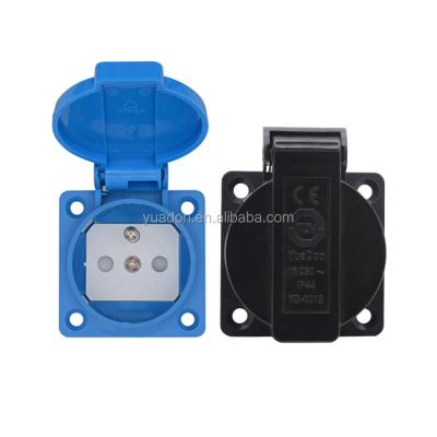 China IP44 Manufacturer IP44 Waterproof Electrical French Socket France Waterproof Outlet for sale