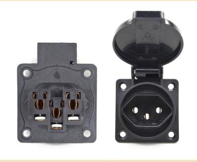 China Wall Socket Water Resistant Swiss Socket IP44 Residential / Multipurpose Waterproof Electrical Outlets for sale