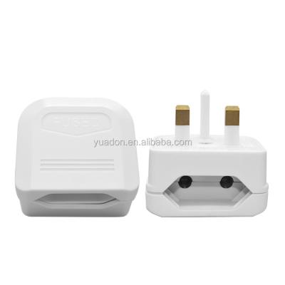 China Euro Plug Travel Residential/General Purpose Adapter to UK Plug Phone Adapter Equipped with 3A/5A/13A Fuse for sale