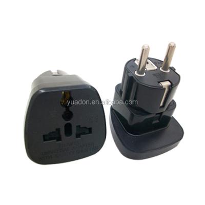 China Residential / General Purpose Earth Connection 2 Series Pins Universal Travel Adapter Plug Socket Converter for sale