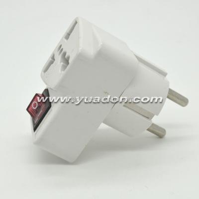 China 16 Amp Plug Adapter 2 Pin Universal Travel Residential/General Purpose Electrical Changeover Adapter Plug for sale