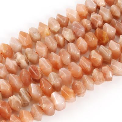 China Making Jewelry Necklace Bracelet Earring Special Cut Wholesale Loose Gems Stone Beads Irregular Natural Sunstone Beads For Jewelry Making Accessories for sale