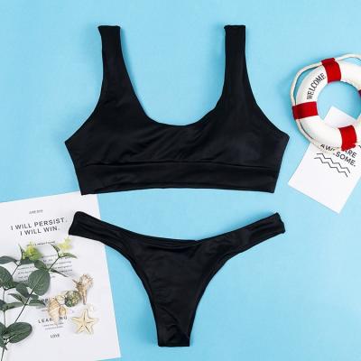 China High quality breathable hot bikini set swimsuit super comfortable thin sexy bikini breathable quick-drying two pieces for sale