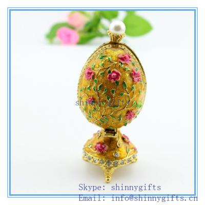 China Easter Gifts And Crafts/New Design Easter Egg/ Metal jewelry box for sale