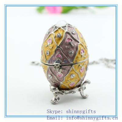 China Egg shape Jewelry box for wedding gifts for sale