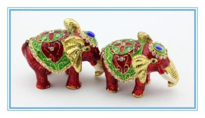 China Elephant shape decoration box for gift for sale