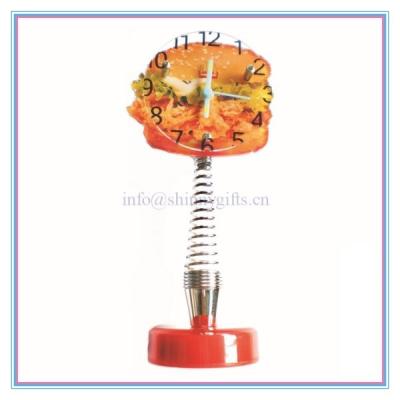 China Promo gifts plastic wall clock for Humburger for sale