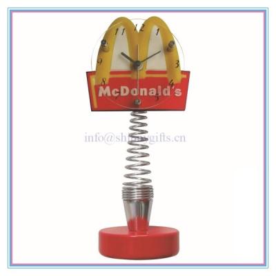 China Promo gifts table clock for McDonalds for sale