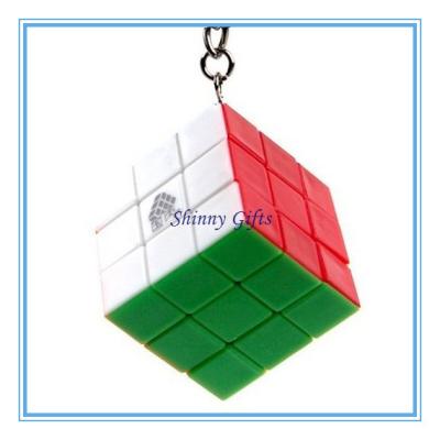 China Cube Puzzle Magic Game Toy Keychain Keyring Gift for sale