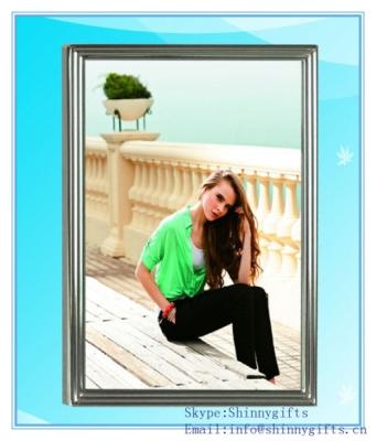 China shinny gifts sunshine girl picture aluminum photo frame for sale