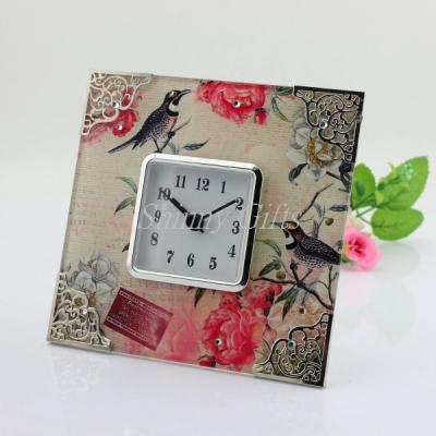 China Shinny Gifts Home Decor Desk Clock for sale