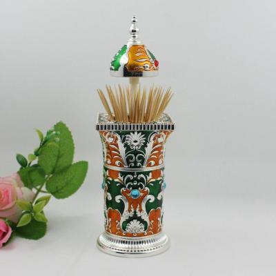 China Shinny Gifts Toothpick Holders Upscale Fashion Creative Household Goods Storage Box for sale