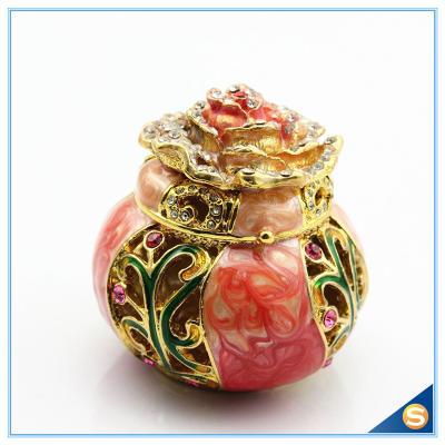 China Beautiful Flower shape High quality popular Trinket box SCJ243 for sale