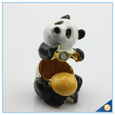 Китай Lovely Panda With Ball decorative trinket box for Girls Gift jewelry Box SCJ338-3 продается