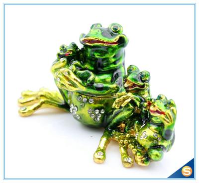 Китай Hot Sale Lovely Frog Trinket Box Fashion Jewelry Box For Family's Gift SCJ808 продается