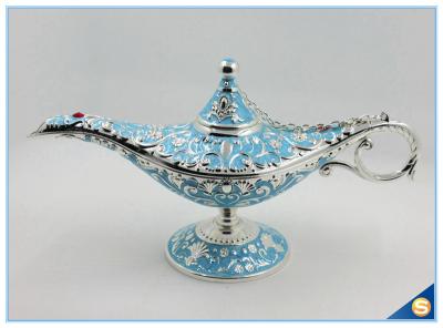 China Middle East style metal aladdin lamp trinket box jewelry box for gift for sale