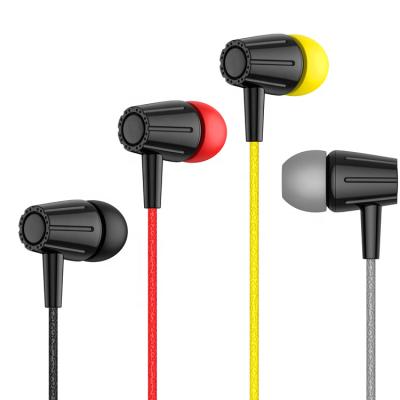 China 2023 New In-ear Trending 3.5 Mm Wired In-Ear Earbuds Headphones Mic Control Durable Earbuds For Mobile Phone IP14 Pro Max for sale