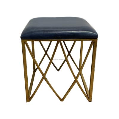 China Gold modern antique living room set with sponge metal top view end table chair coffee table set OEM manufacturing for sale