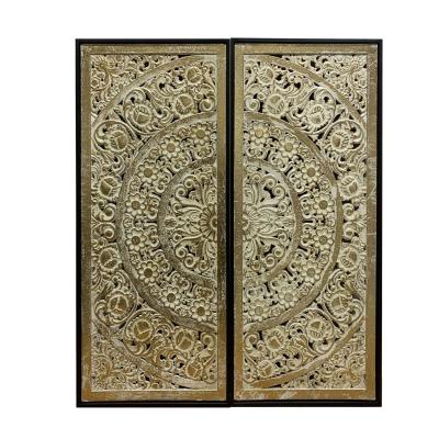 China Minimalist Yiju wall hanging decor with wooden crave decorative wall panels panel high quality wall for sale