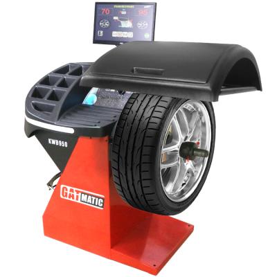 China Car Computer Motorcycle Prices Tyre Manual Machine Used LCD Wheel Balancer for sale