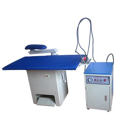 China High Grade Folding Ironing Table With Pan Ironing Ironing Boards For Garment Industry Use for sale