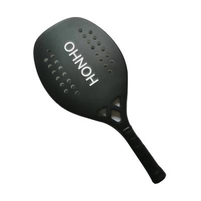 China Professional high quality carbon fiber padel tennis racket 20% carbon fiber beach paddle for training for sale