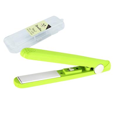 China BENEDITA Car Mini Hair Straightener Portable Ceramic Flat Iron for sale