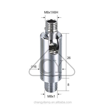 China Table Lamp ODM Lighting Components Adjustable Swivel Joint For Lamp / Led Panel / Lighting System for sale