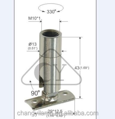 China 3081027--330 degree / with a flat / M10 inside thread swivel joint use for led lamp / 3081027 / light for sale