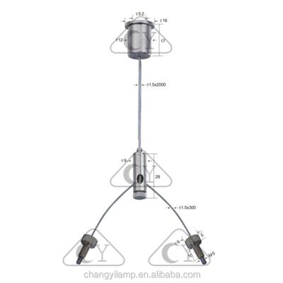 China Hanging Components Lamp Suspension Custom Lighting Kits For Led Lamp / Lighting System for sale