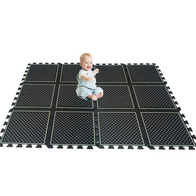 China Factory Free Sample Non-Toxic 13 Years Glowing In Dark Quick Rinse PVC Anti Fatigue Acupressure Massage Soft Rubber Foot Mat for sale