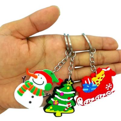 China Promotion/Festival/Souvenir Gifts - Santa Chains Free Sample Christmas Keychains Novelty Themed Toys for Xmas Gifts Christmas Party Favors for sale