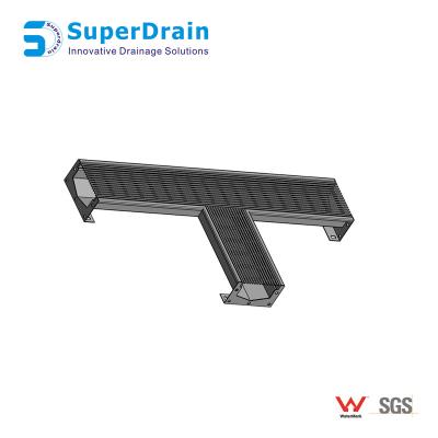 China Hot Ditch Drain Grate SS304 316 Guard Heel Strainer Commercial Sale Pipeline for sale