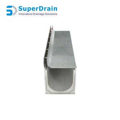 China Exterior FLOOR Sewer Drain Cover Slot Drain System Precast Concrete Ditch Drain for sale