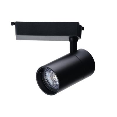 China Bridgelux COB 20W 30W Minimalist Commercial Lighting Black Shell Track Light Unique Design Led Clothing Track Spot Light for sale