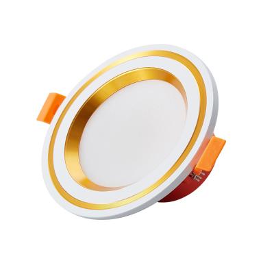 China AC220-240V Modern Ceiling Recessed Down Lights Round Slim Panel Light Led Downlight Aluminum 5w 7w 9w 12w 18w 21w Ip20 Home Use for sale