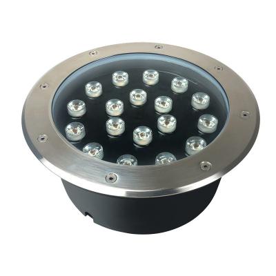 China Theme park outdoor inground spotlight waterproof rgb recessed ground lamp stainless steel ip67 led underground light for garden stair for sale