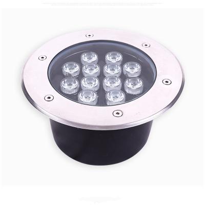 China Outdoor LANDSCAPE Light Small IP67 Mini LED Inground Recessed Floor Lamp Buried LED Underground Lights with Stainless Steel Front Cover for sale