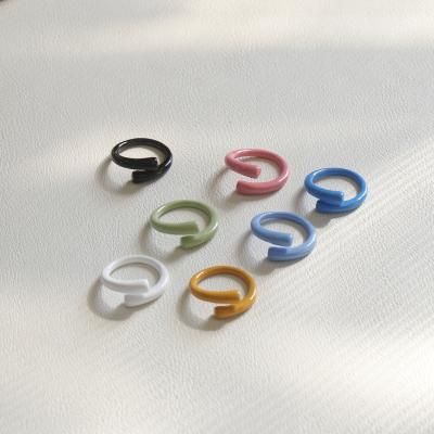 China 2021 hot sale CLASSIC CLASSIC ring cute women's alloy personality fashion mouth ring wholesale for sale