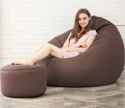 China Factory price faux fluffy waterproof high quality washable bean bag lazy sofa for sale