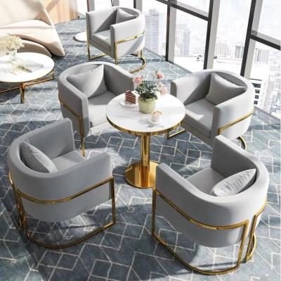 China Royal Sofa Chair Office Bench Restaurant Banquette (Other) Metal Adjustable Modern Cheap Single Small Sofa for sale