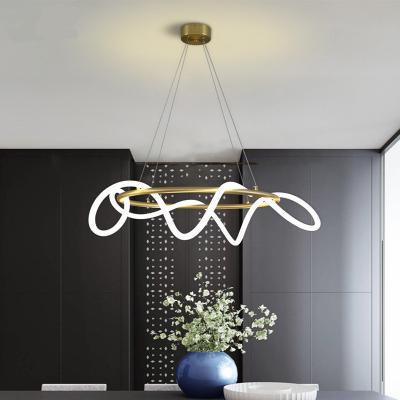 China DIY Flexible Lamp Round LED Pendant Lamp Lights Creative Lamp Flexible Soft Light Tube Strip Lamp Lights for sale