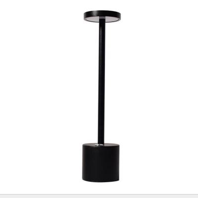 China Hotel Contemporary Modern Style Aluminum Table Lamp Usb Rechargeable Battery Cable Cordless Restaurant Table Lamp For Dinner for sale