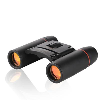 China Movie Mini Compact BAK4 Eco-Friendly Rubber Red Binoculars For Bird Watching Travel Hiking Skiing Hunting High Magnification Binoculars Telescope for sale